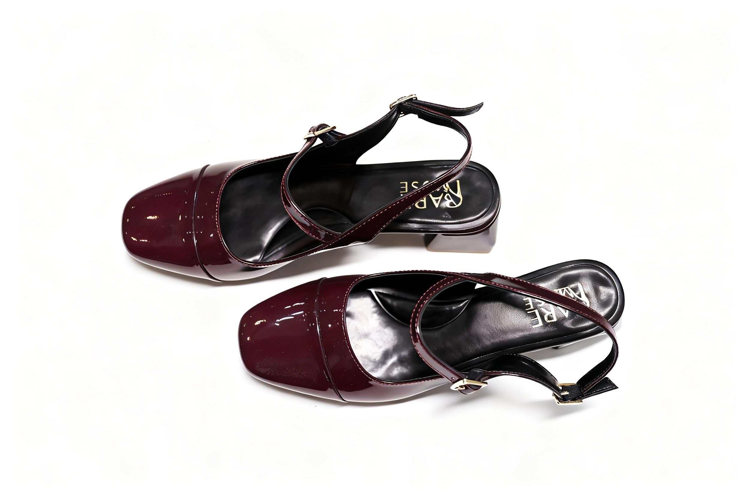Classic Mary Janes - Burgundy