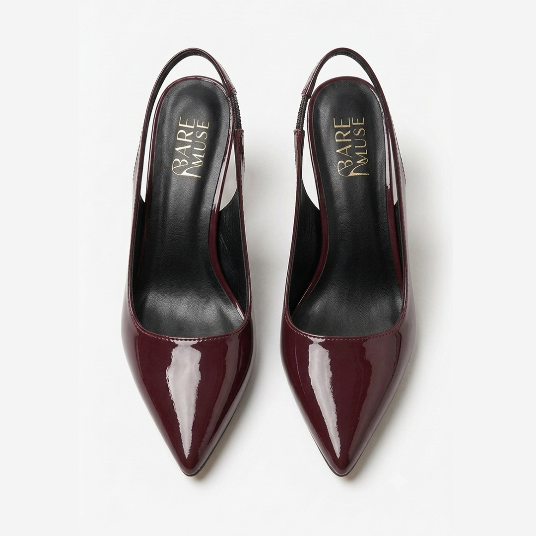 Siren Slingback - Burgundy